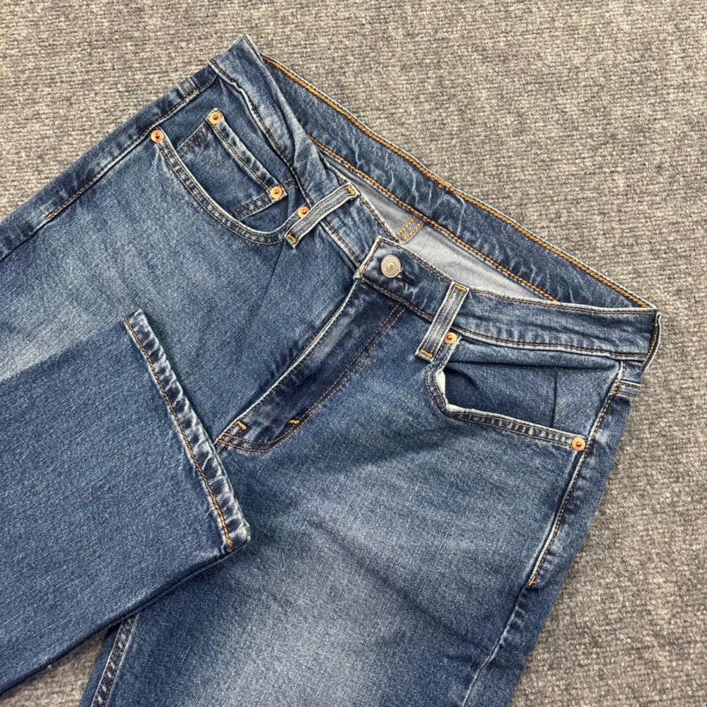 Levi's 514 Straight Fit Jeans 32x30 Blue Denim Classic Casual Men's